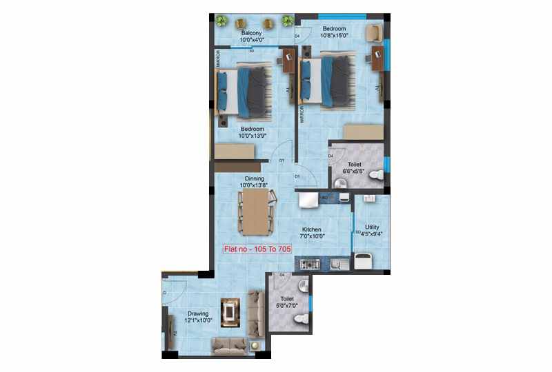 Truebuilder Real Estate 2 bhk flats available for sale at rasulgarh ,bhubaneswar,pramod height